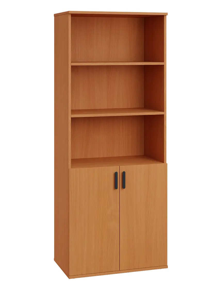 LN 5 - 7DN kancelářská skříň, 2-dveřová/nika, 1822x720x400, buk Royal